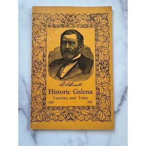 Ulysses Grant Yesterday & Today vintage book non fiction North American history